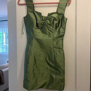 Cult Gaia Marizia Mini Dress GREEN
